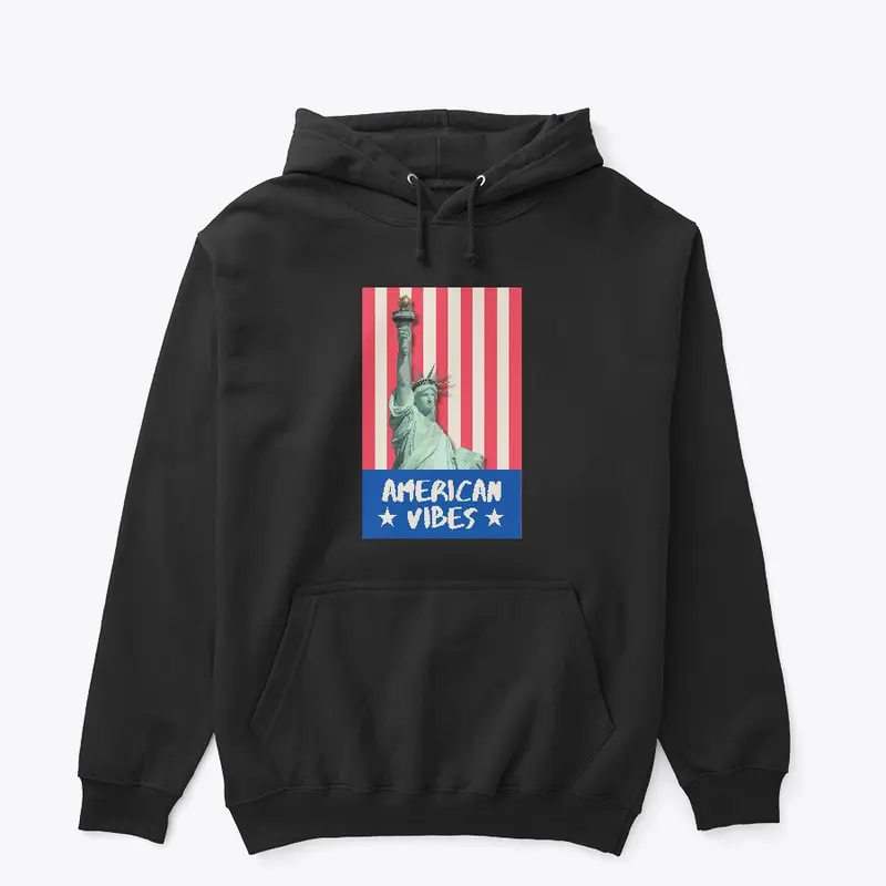 AMERICAN VIBES - CLASSIC PULLOVER HOODIE